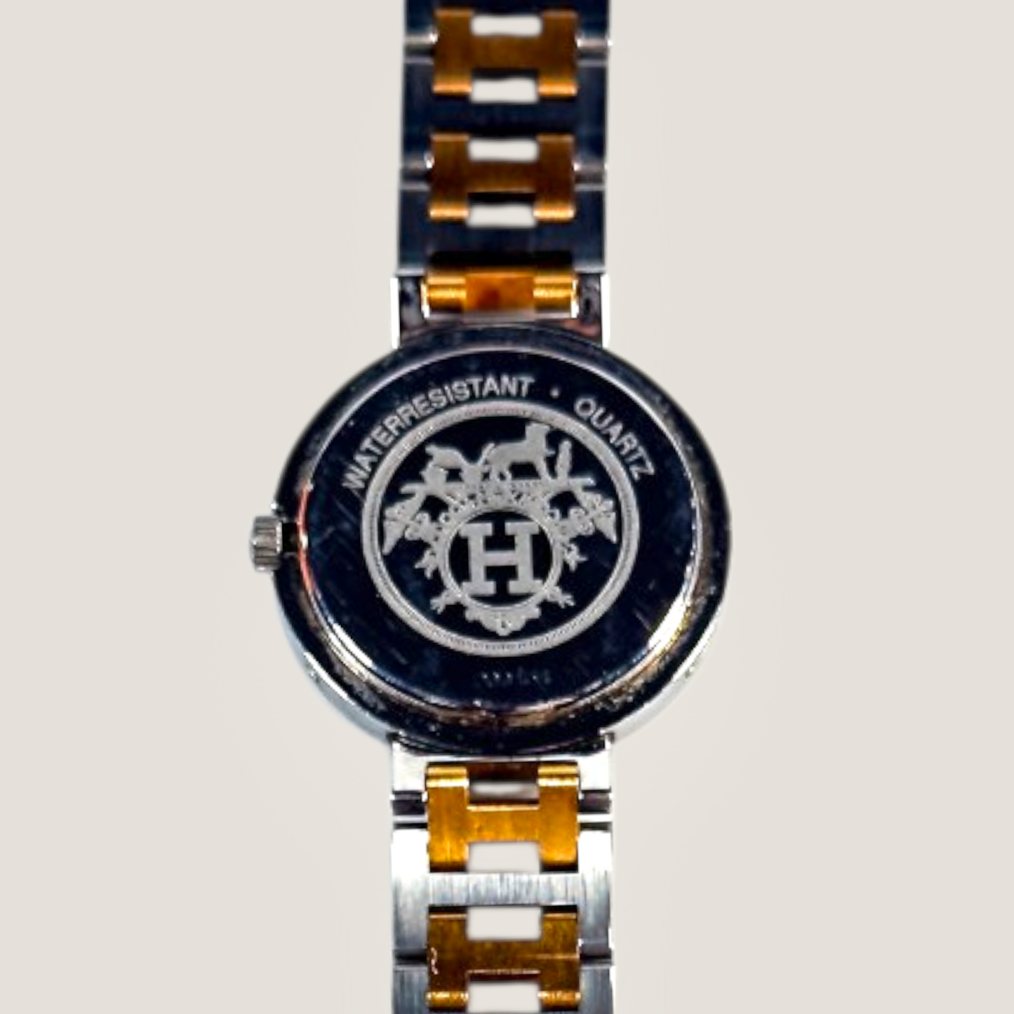 Hermès Clipper Watch | Two-Tone H-Link Bracelet | Very Good Condition