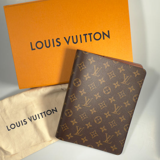 Louis Vuitton Desk Agenda Cover | Monogram Canvas | Like New