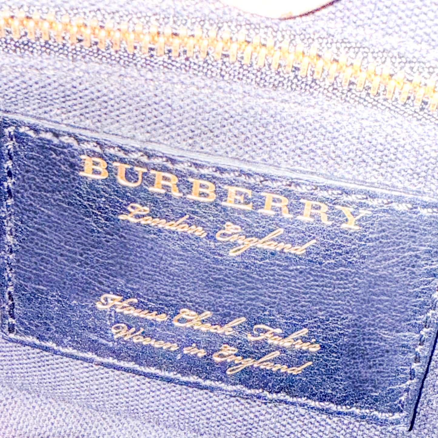 Burberry Banner Nova Check Small Tote | Blush Leather