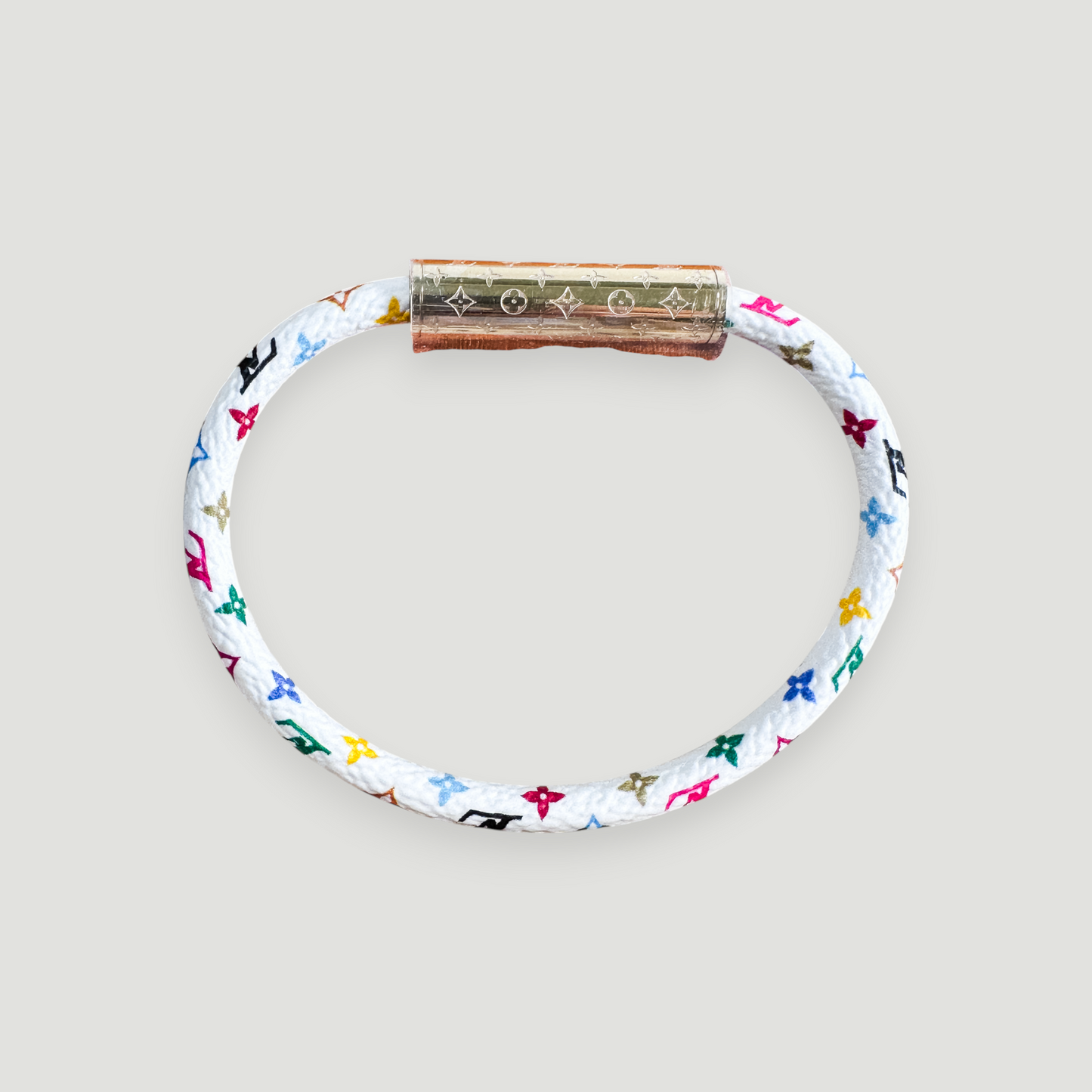 Louis Vuitton x Takashi Murakami LV Confidential Bracelet | White Multicolore | 2025 Edition
