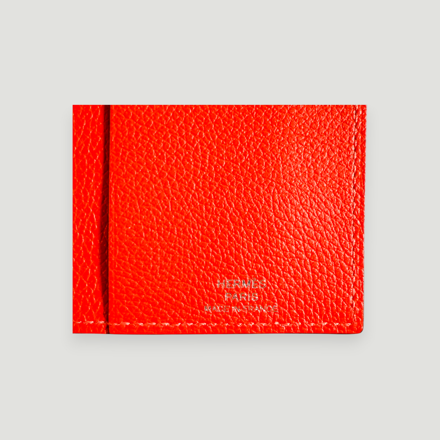 Hermès Eazip Pouch & Notebook Cover | Evercolor Calfskin in Hermès Orange | Brand New