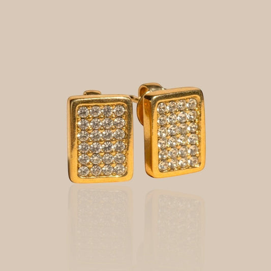 Christian Dior Vintage Crystal Pavé Clip Earrings | Excellent Condition