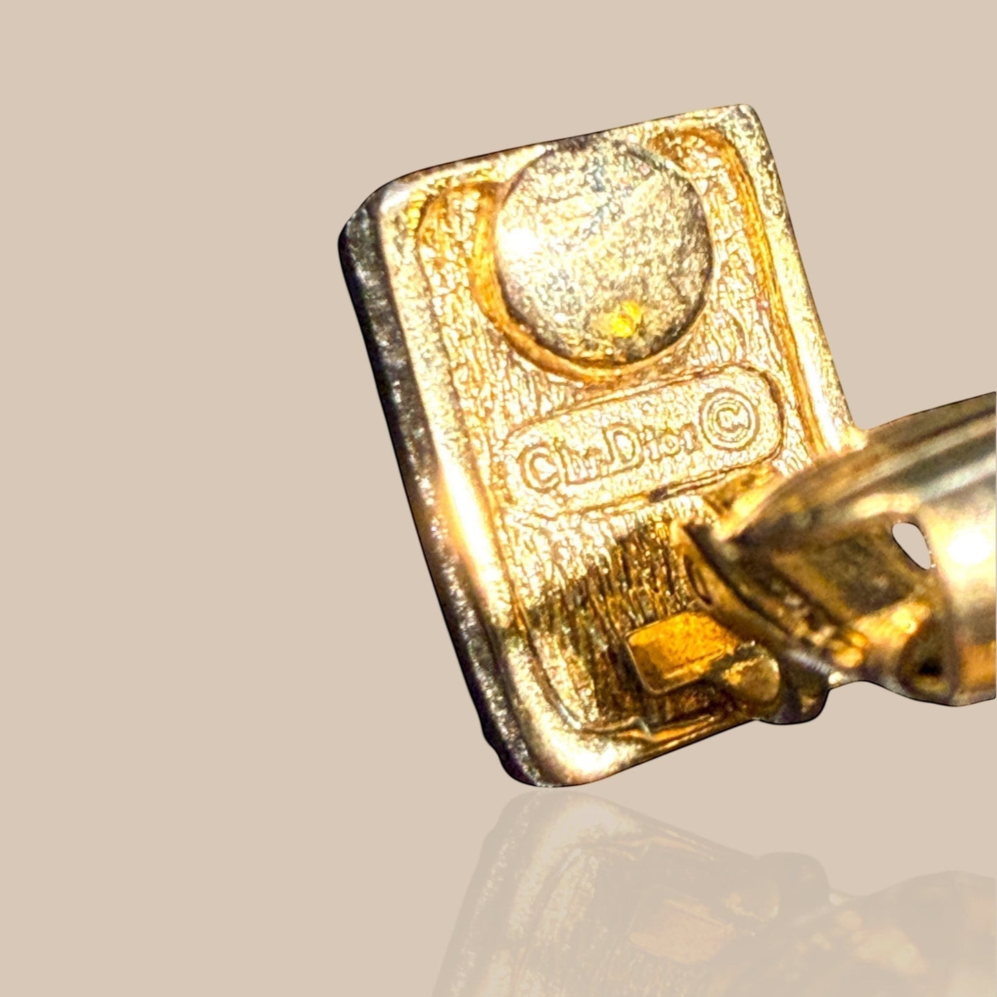 Christian Dior Vintage Crystal Pavé Clip Earrings | Excellent Condition