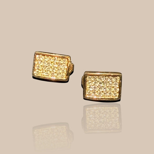 Christian Dior Vintage Crystal Pavé Clip Earrings | Excellent Condition
