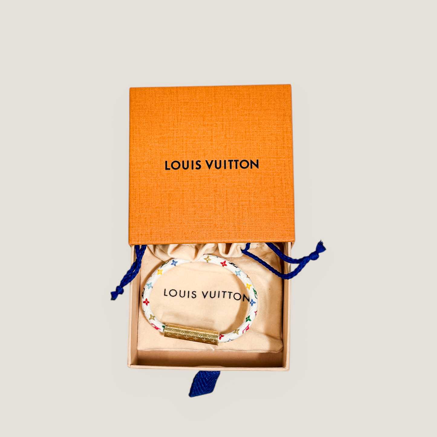 Louis Vuitton x Takashi Murakami LV Confidential Bracelet | White Multicolore | 2025 Limited Edition