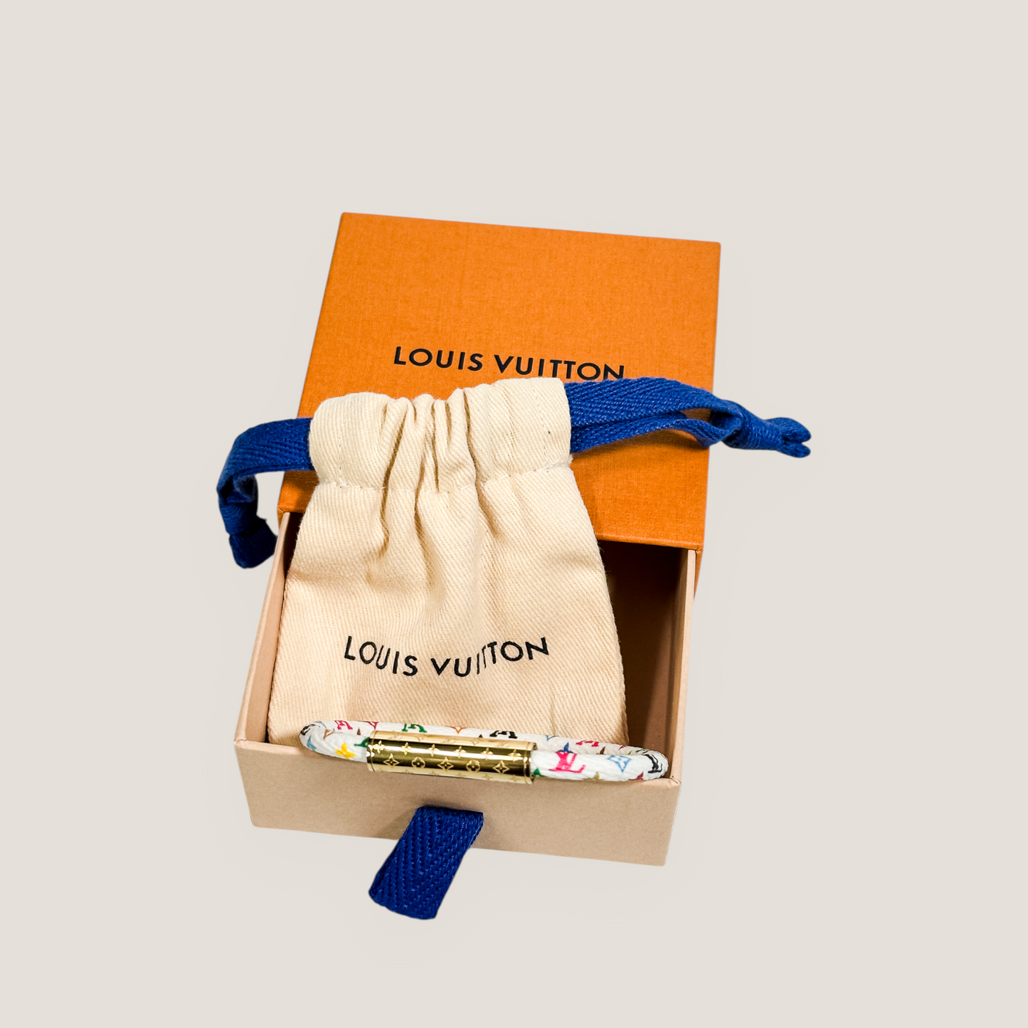 Louis Vuitton x Takashi Murakami LV Confidential Bracelet | White Multicolore | 2025 Limited Edition