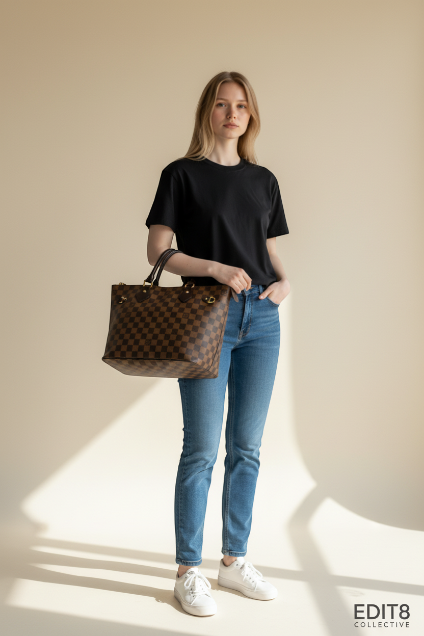 Louis Vuitton Saleya PM | Damier Ebene Tote