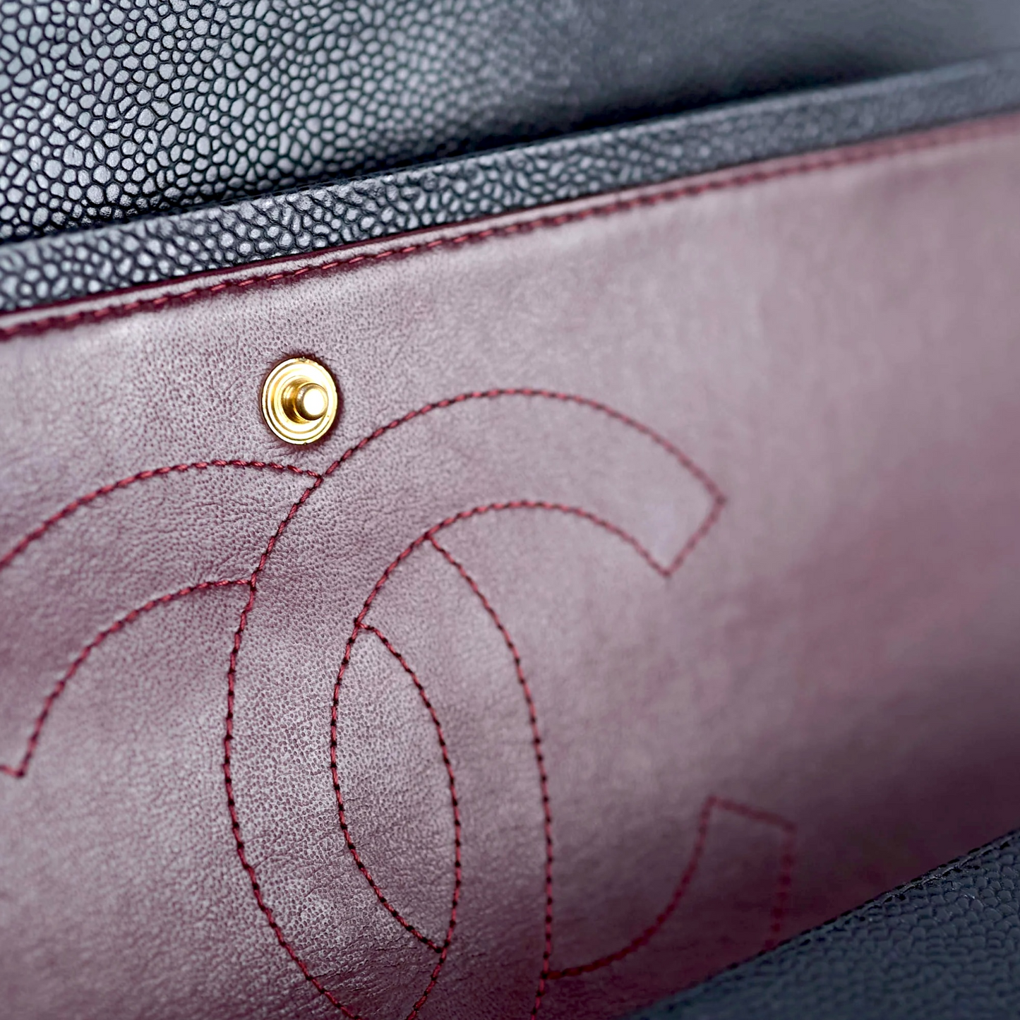 Chanel Classic Flap Jumbo | Black Caviar, Gold Hardware